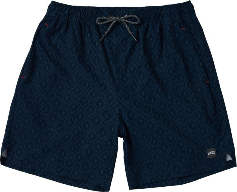 Multi-Sport 2N1 Shorts, 7" Inseam - Mens - ikat check-navy 1