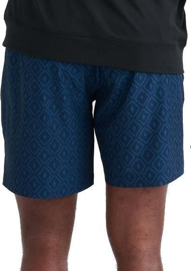 Multi-Sport 2N1 Shorts, 7" Inseam - Mens - ikat check-navy 1
