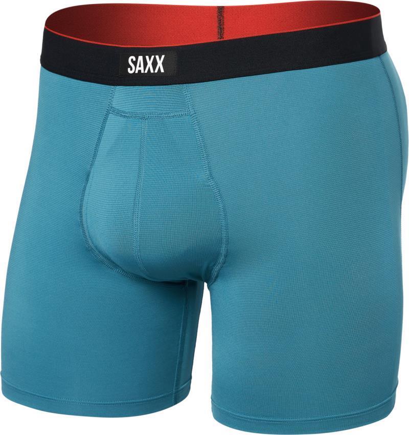 Multi-Sport Mesh Boxer Brief Fly, 6" Inseam - Mens - Hydro Blue 1