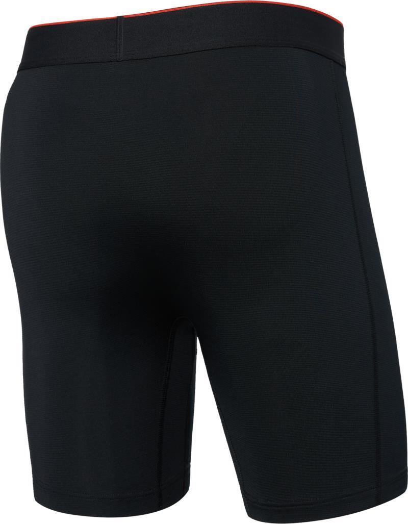 Multi-Sport Mesh Long Boxer Brief Fly, 8" Inseam - Mens - Black 2