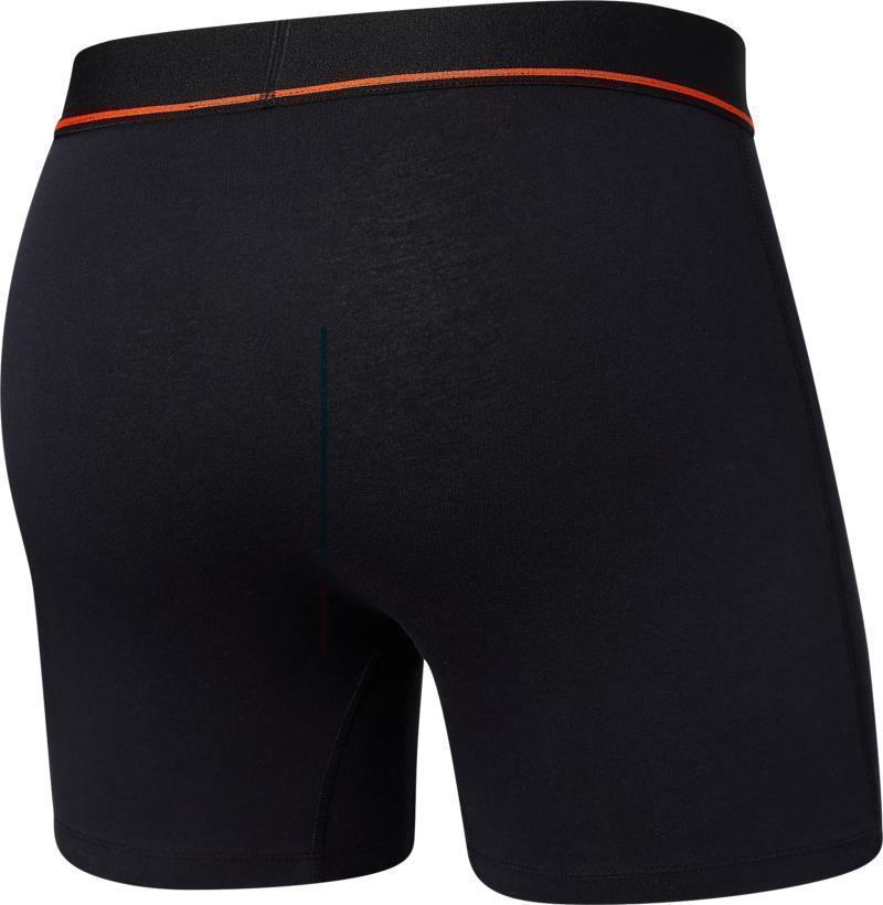 Non-Stop Stretch Cotton Boxer Brief Fly, 5" Inseam - Mens - Black 2