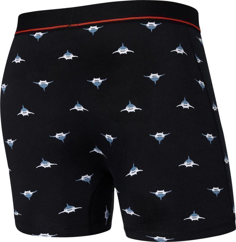 Non-Stop Stretch Cotton Boxer Brief Fly, 5" Inseam - Mens - Mini Predator-Black 2