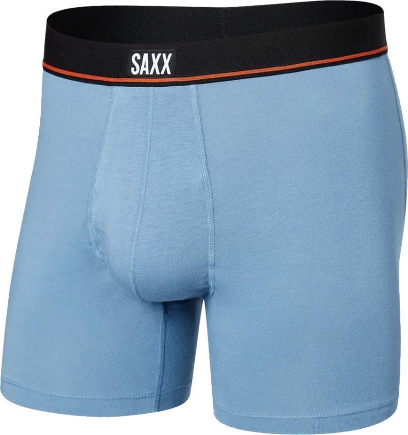 Non-Stop Stretch Cotton Boxer Brief Fly, 5" Inseam - Mens - Slate 1