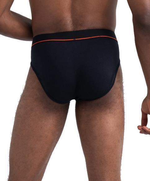 Non-Stop Stretch Cotton Brief Fly - Mens - Black 4