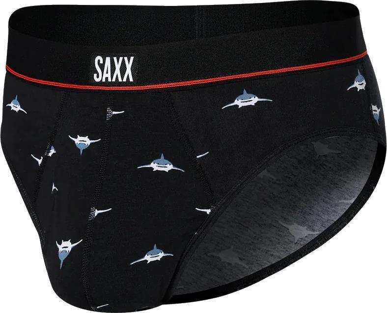 Non-Stop Stretch Cotton Brief Fly - Mens - Mini Predator-Black 1