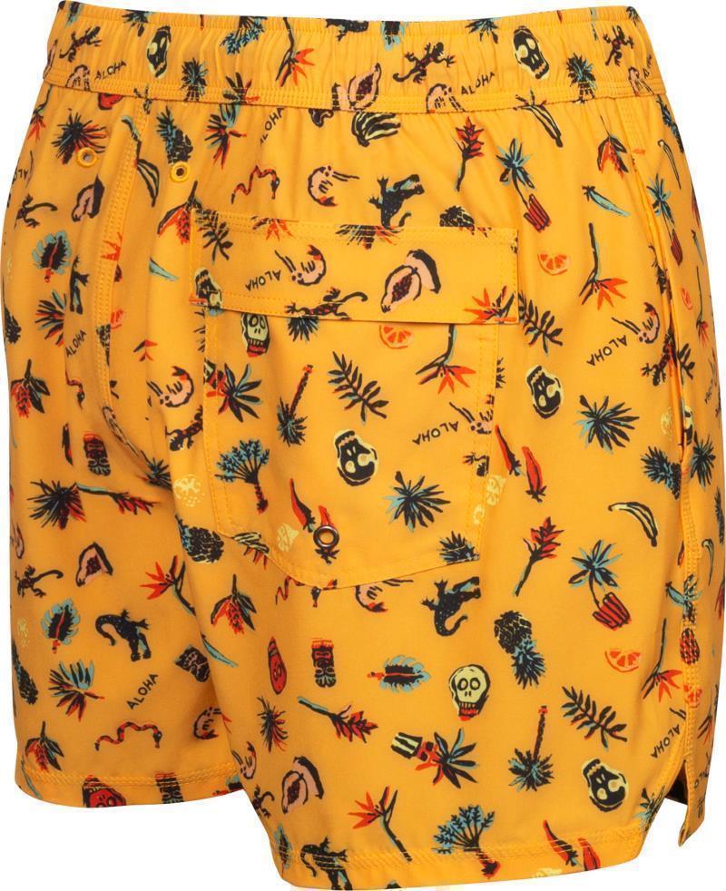 Oh Buoy 2n1 Volley, 5” Inseam - Mens - Yellow Remote Island 2