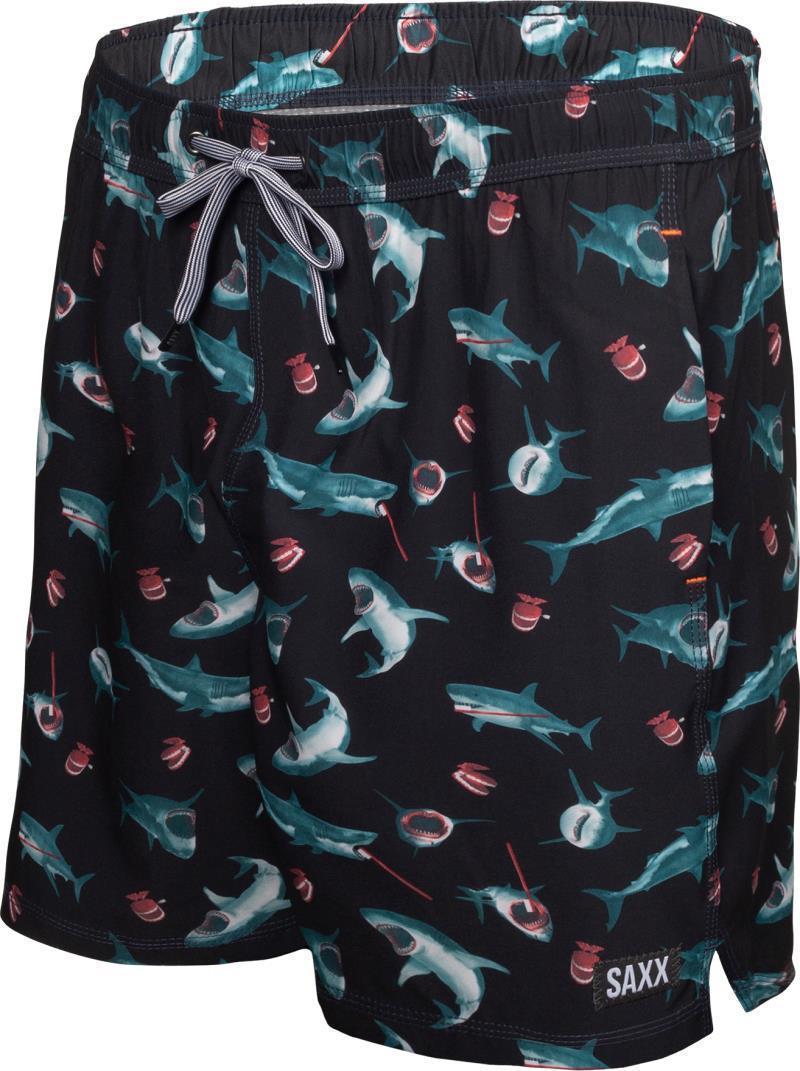 Oh Buoy 2n1 Volley, 7" Inseam - Mens - Navy Chompers 1
