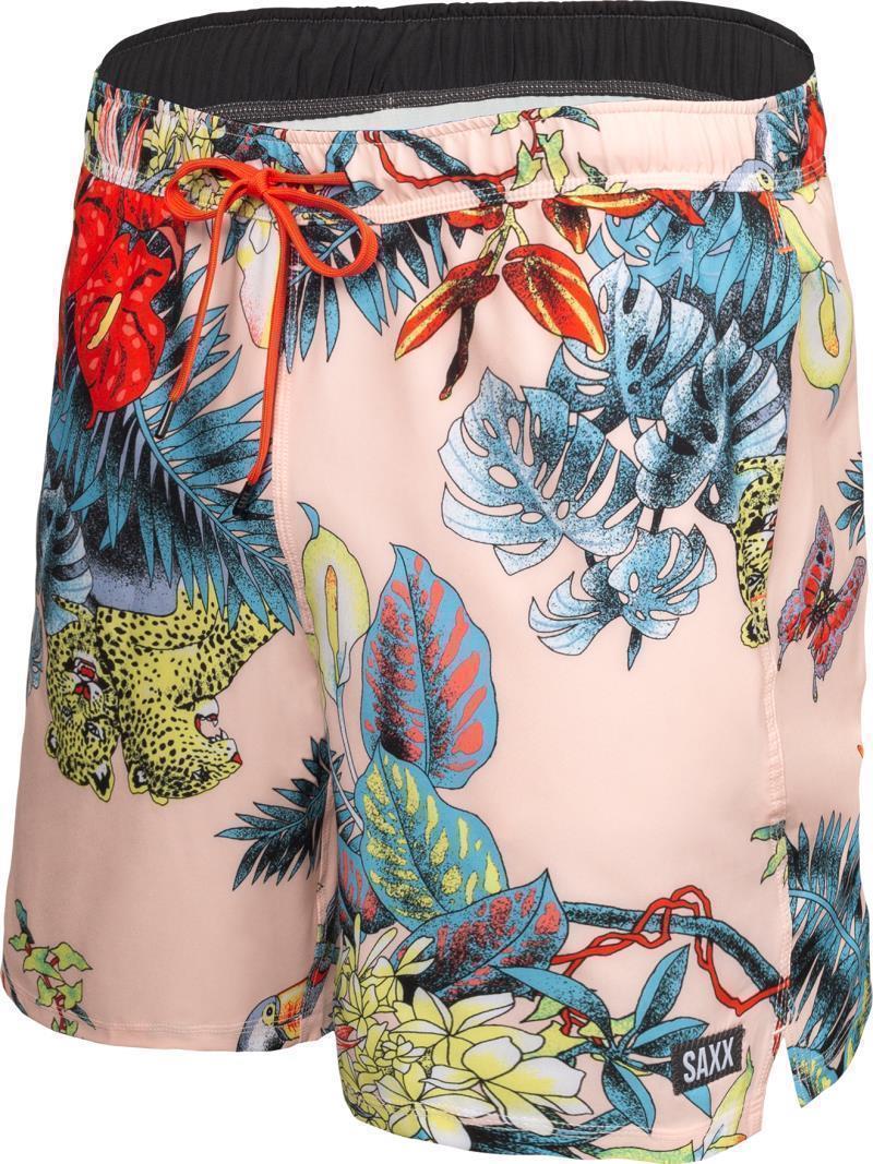 Oh Buoy 2n1 Volley, 7" Inseam - Mens - Pink Disco Jungle 1