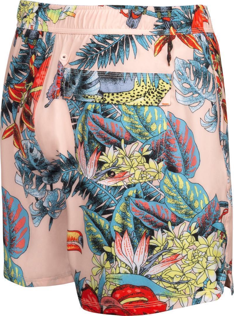 Oh Buoy 2n1 Volley, 7" Inseam - Mens - Pink Disco Jungle 2