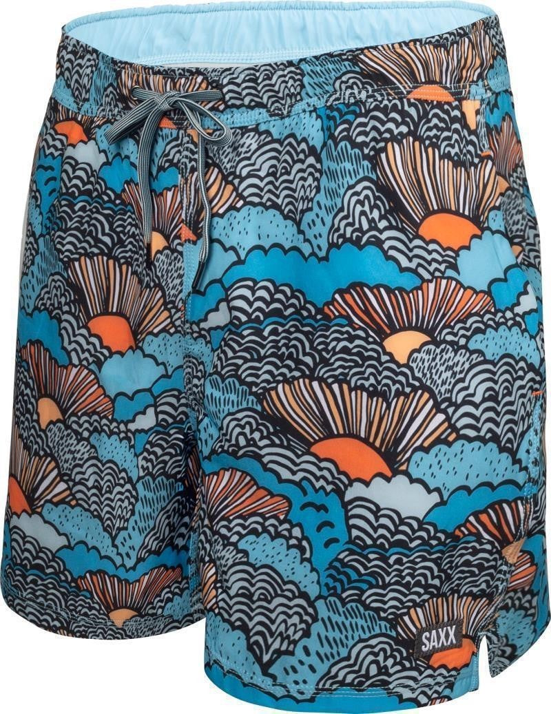 Oh Buoy 2n1 Volley Shorts, 5” Inseam - Mens - blue sunbreak 1