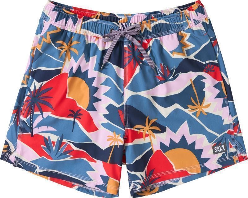 Oh Buoy 2n1 Volley Shorts, 5” Inseam - Mens - break of dawn-blue 1