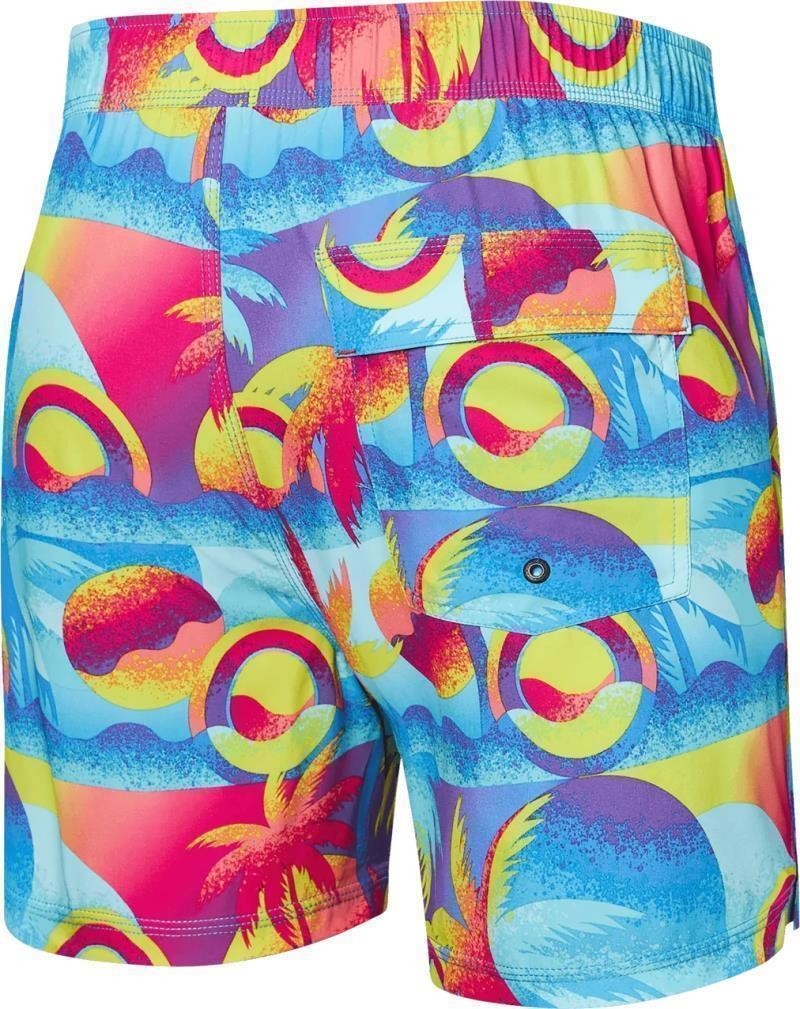 Oh Buoy 2n1 Volley Shorts, 5” Inseam - Mens - coast 2 coast-blue multi 1