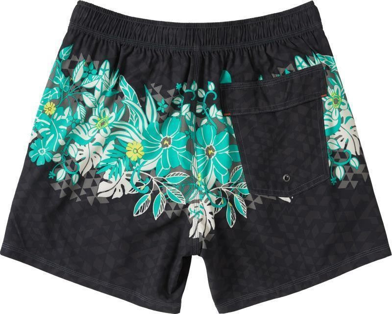 Oh Buoy 2n1 Volley Shorts, 5” Inseam - Mens - diamondhead-black 1