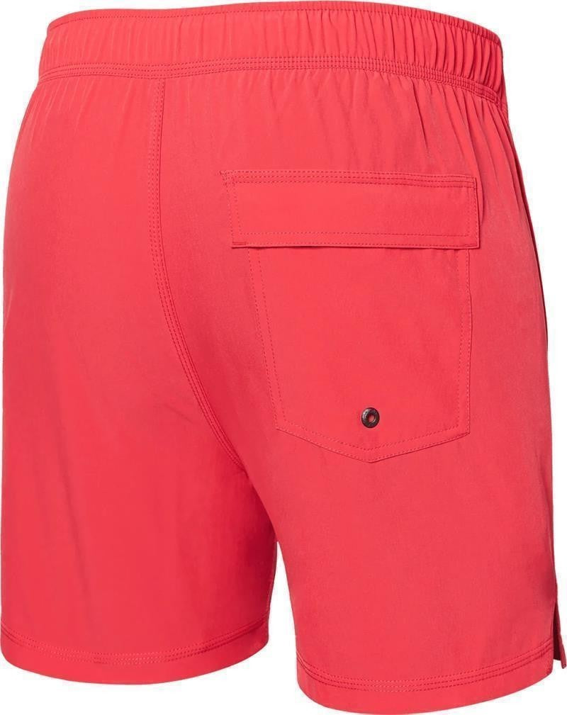 Oh Buoy 2n1 Volley Shorts, 5” Inseam - Mens - hibiscus 1