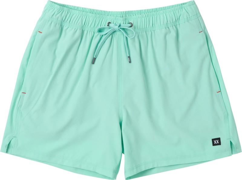 Oh Buoy 2n1 Volley Shorts, 5” Inseam - Mens - mint jelly 1