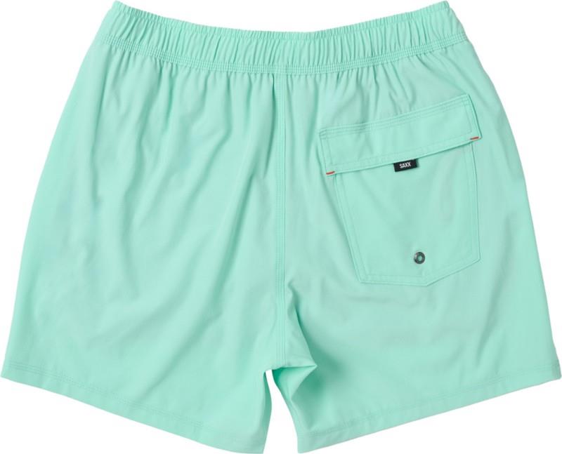 Oh Buoy 2n1 Volley Shorts, 5” Inseam - Mens - mint jelly 1