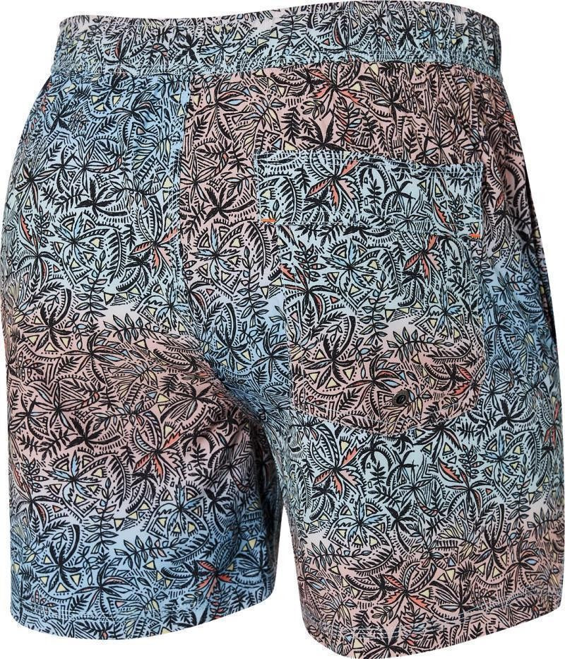 Oh Buoy 2n1 Volley Shorts, 5” Inseam - Mens - multi tiny hawaii 1