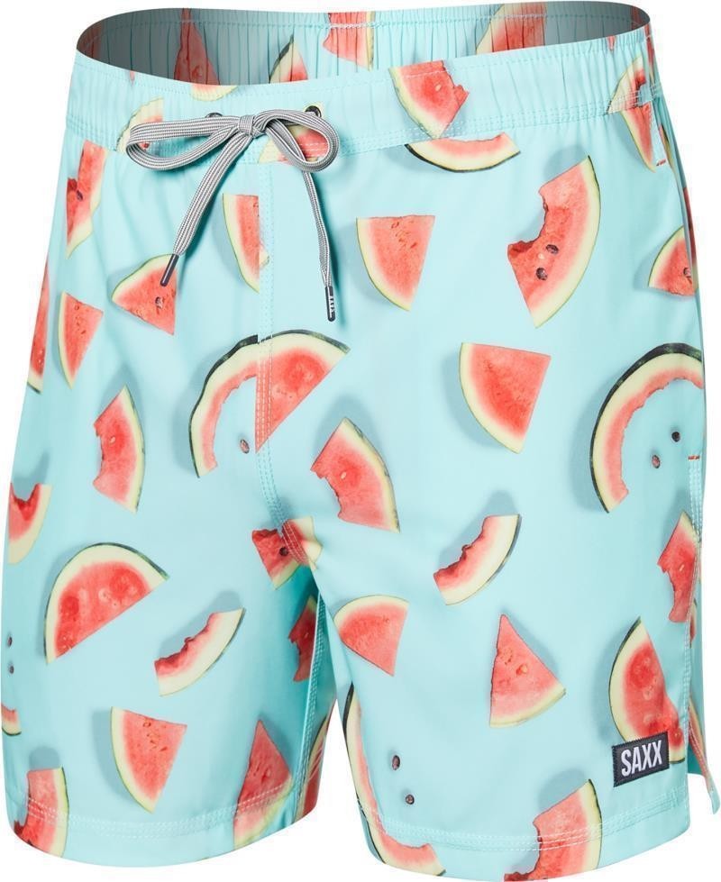 Oh Buoy 2n1 Volley Shorts, 5” Inseam - Mens - one hit wondermelon-multi 1
