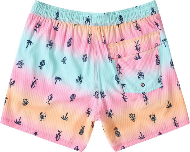 Oh Buoy 2n1 Volley Shorts, 5” Inseam - Mens - summer ombre-multi 1