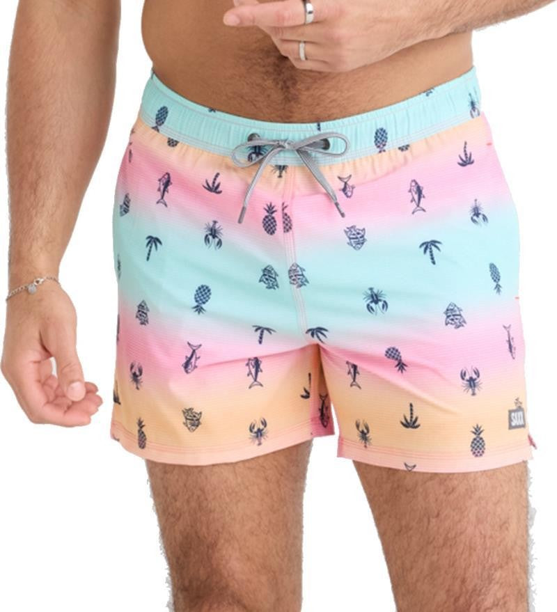 Oh Buoy 2n1 Volley Shorts, 5” Inseam - Mens - summer ombre-multi 1