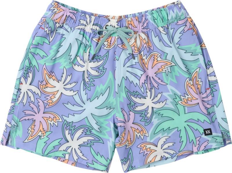 Oh Buoy 2n1 Volley Shorts, 5” Inseam - Mens - xanadu-lavender 1