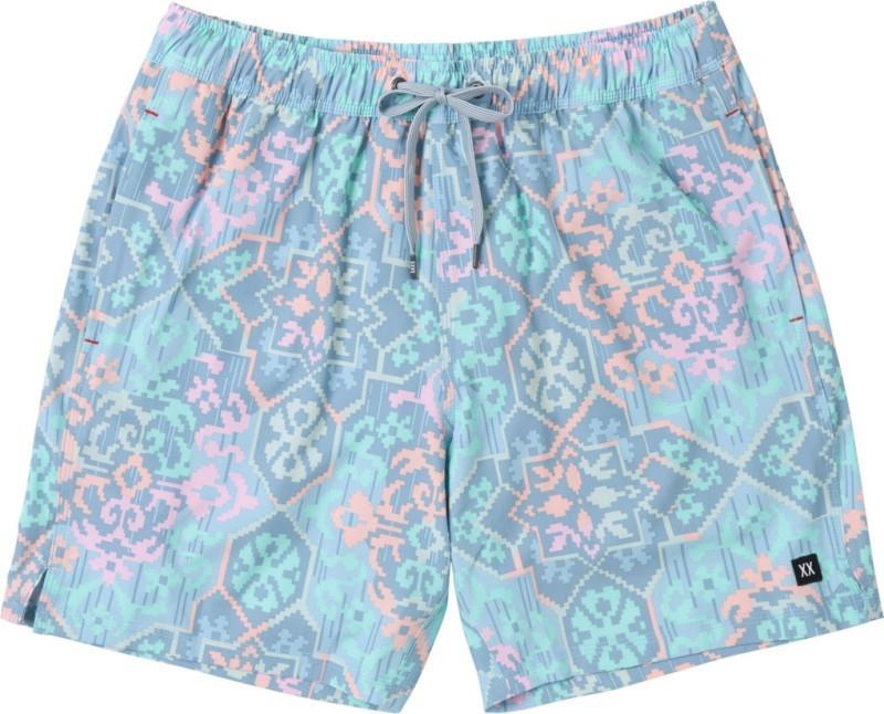 Oh Buoy 2n1 Volley Shorts, 7" Inseam - Mens - arabesque-multi 1