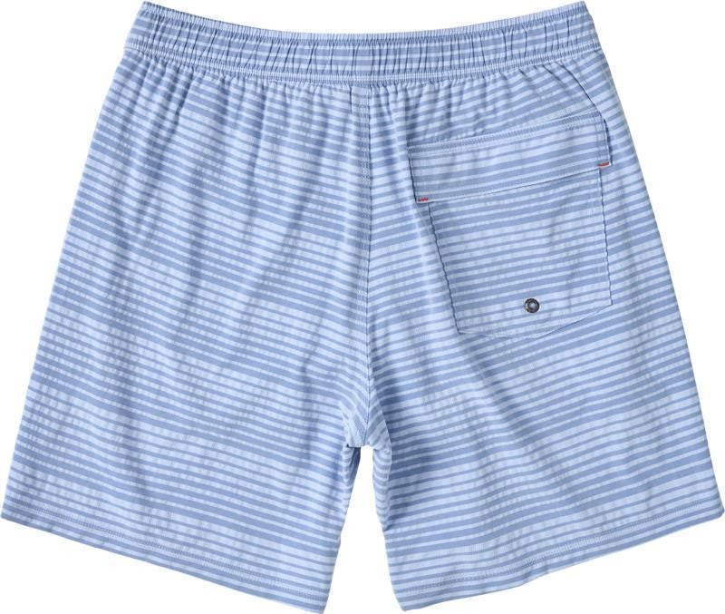 Oh Buoy 2n1 Volley Shorts, 7" Inseam - Mens - blue / periwinkle stripe 1