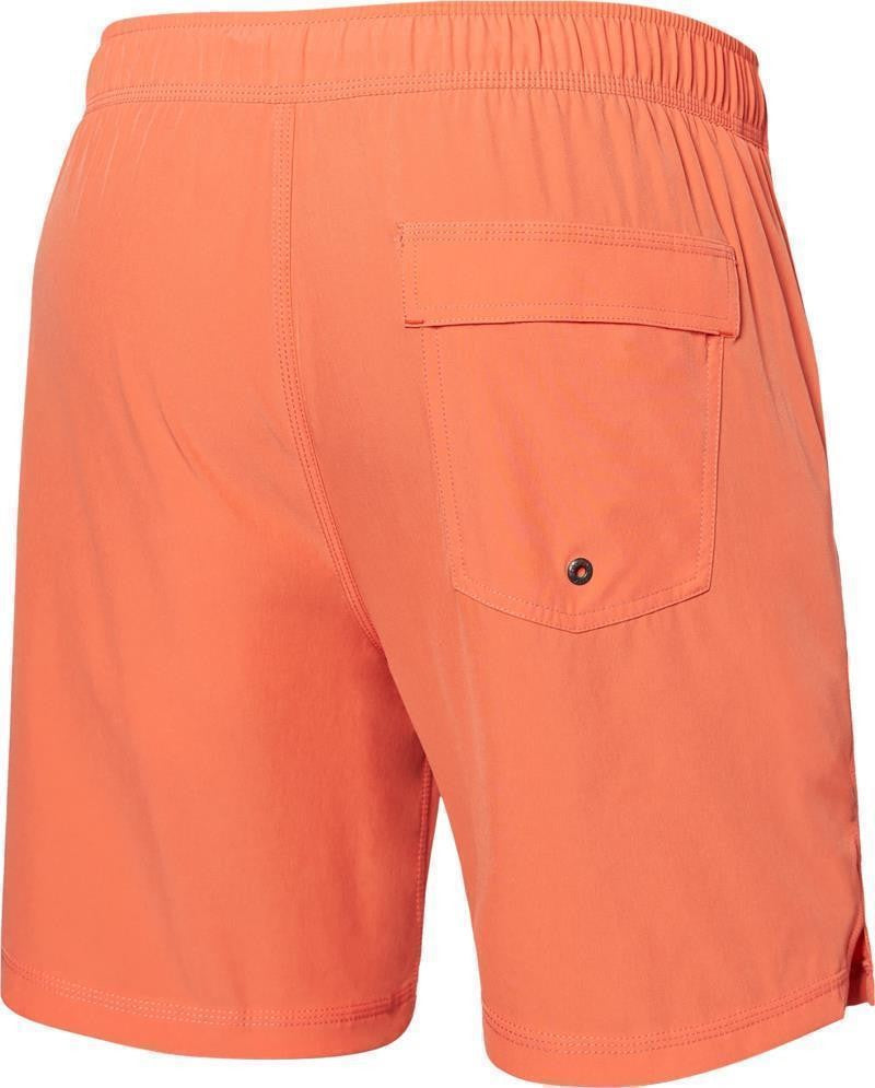 Oh Buoy 2n1 Volley Shorts, 7" Inseam - Mens - cantelope 1