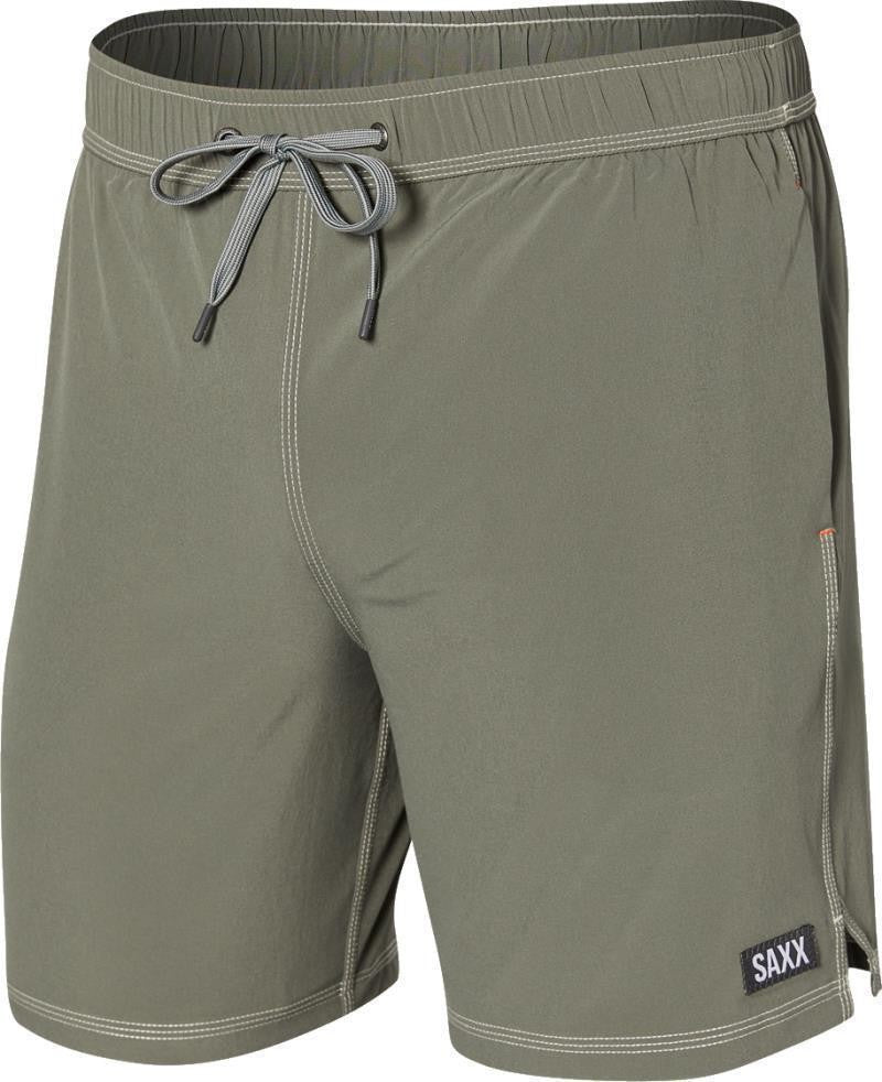 Oh Buoy 2n1 Volley Shorts, 7" Inseam - Mens - cargo grey 1