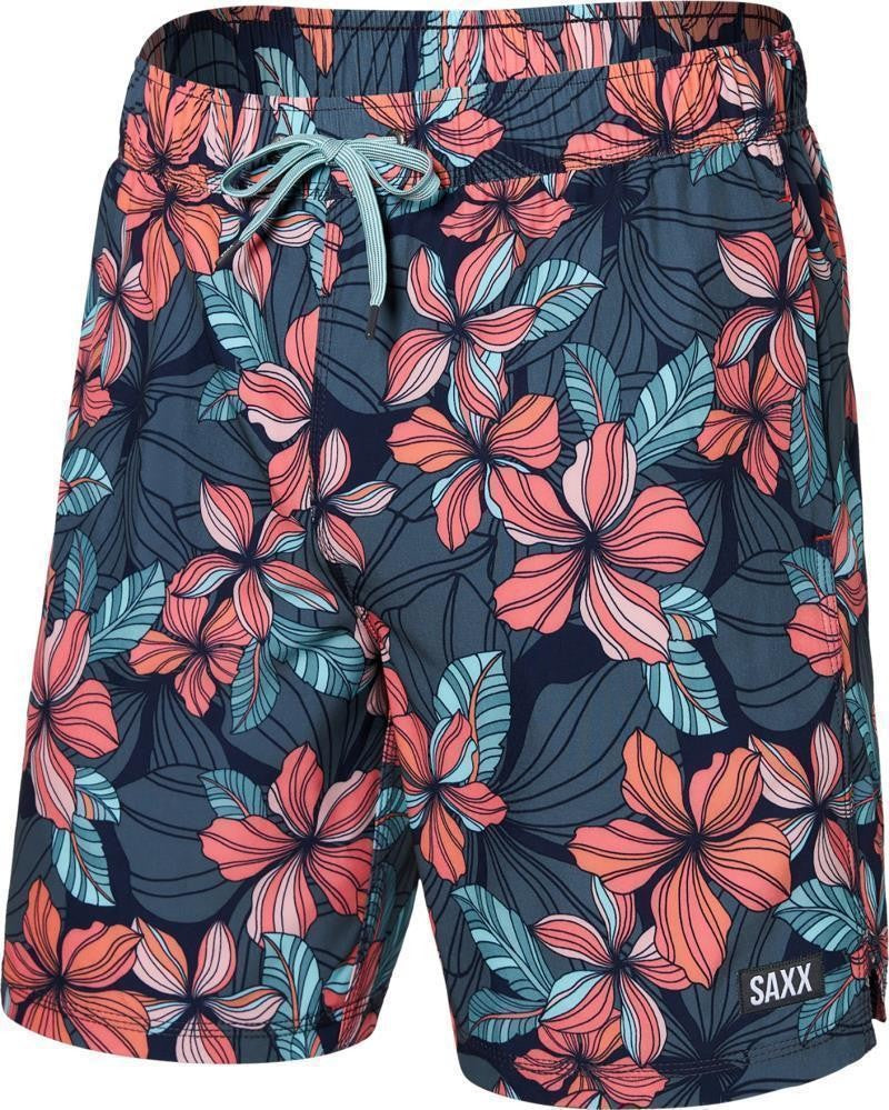 Oh Buoy 2n1 Volley Shorts, 7" Inseam - Mens - deep jungle-maritime 1