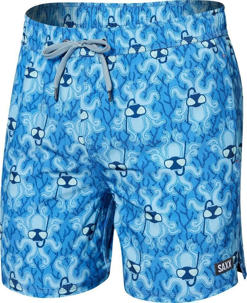 Oh Buoy 2n1 Volley Shorts, 7" Inseam - Mens - krakken toile-blue 1