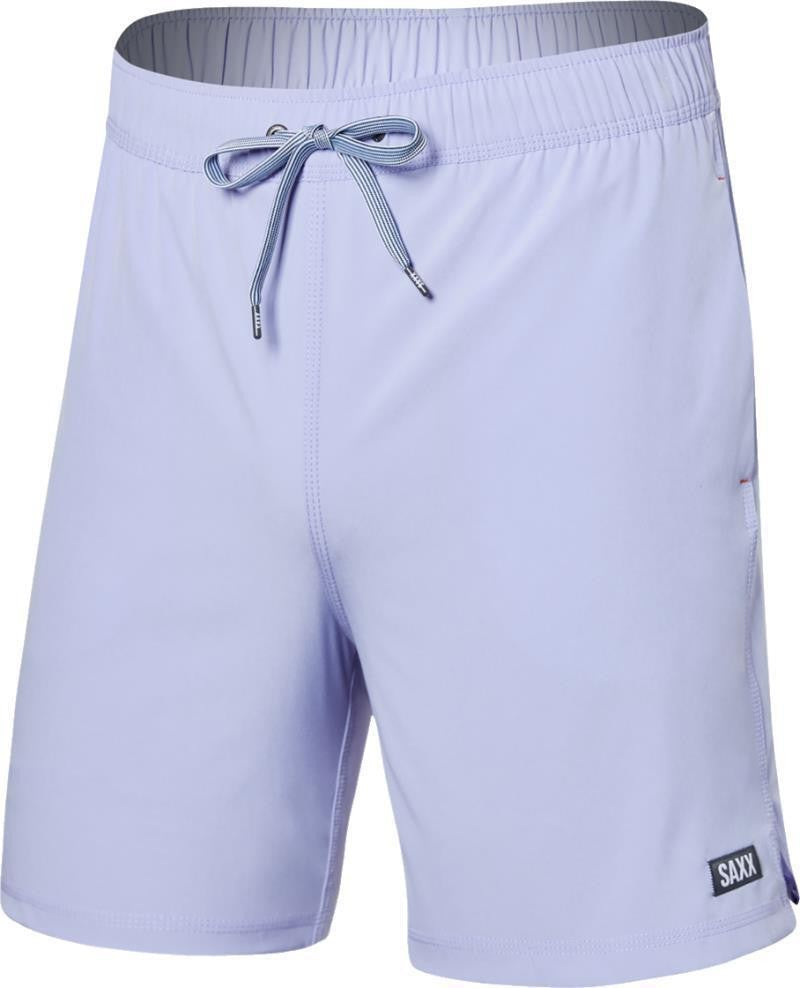 Oh Buoy 2n1 Volley Shorts, 7" Inseam - Mens - lavender 1