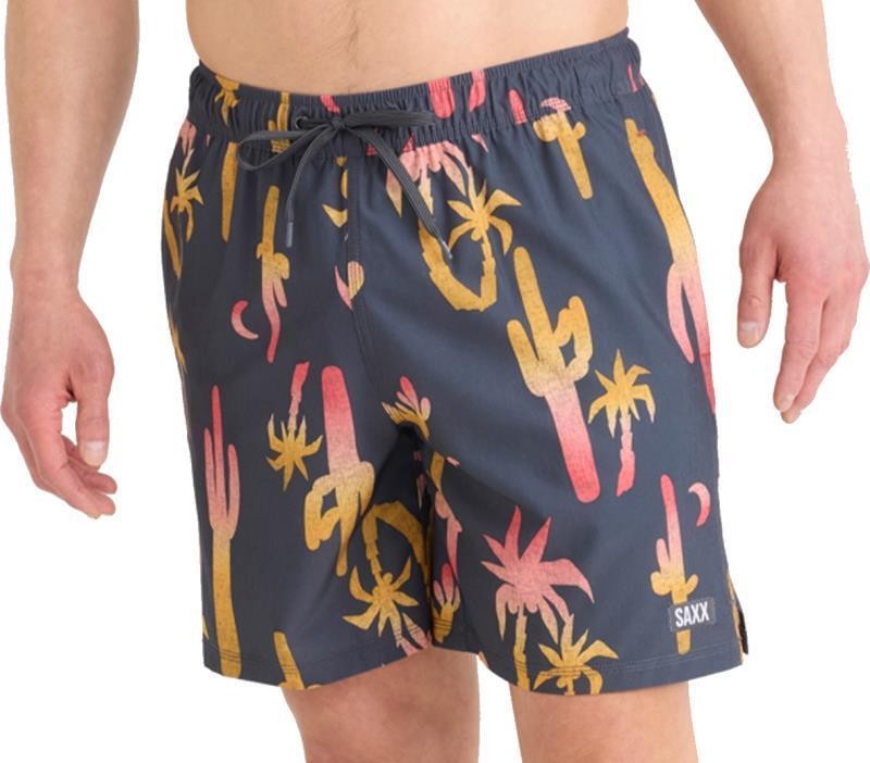 Oh Buoy 2n1 Volley Shorts, 7" Inseam - Mens - oasis-ebony 1