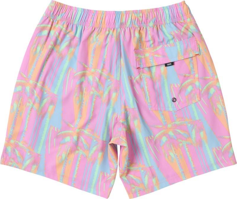 Oh Buoy 2n1 Volley Shorts, 7" Inseam - Mens - optic tropic-multi 1