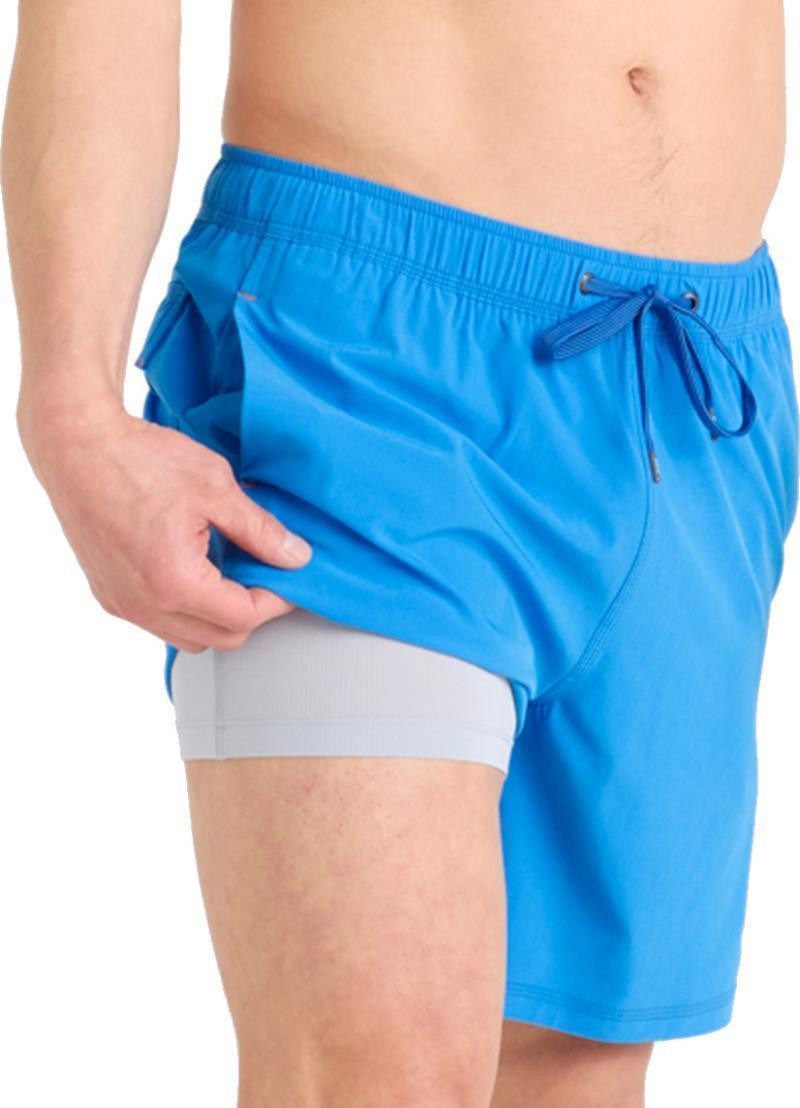 Oh Buoy 2n1 Volley Shorts, 7" Inseam - Mens - racer blue 1