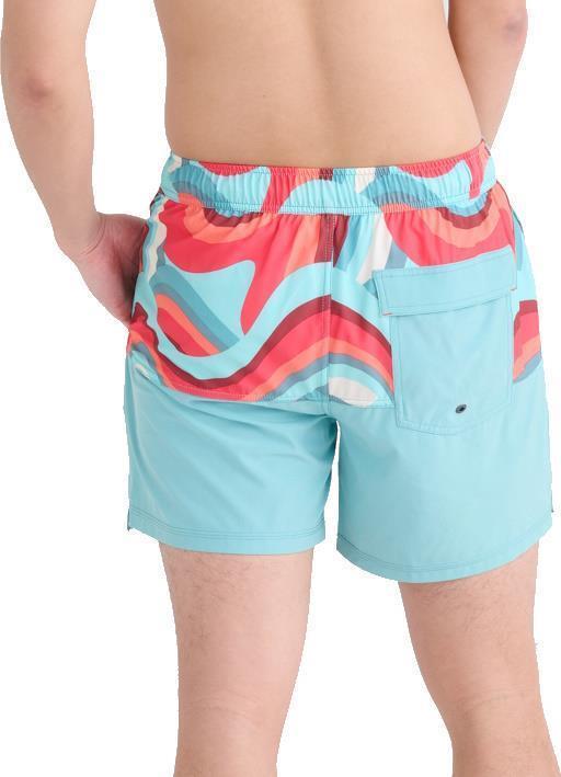 Oh Buoy Colorblocked 2n1 Volley, 5" Inseam - Mens - Giant Wave / Sea Foam 4