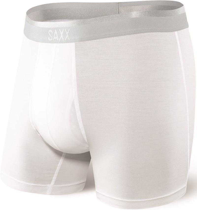 Platinum Boxer Brief Fly, 5" Inseam - Mens - White / Grey 1