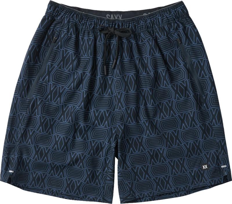 Power Moves 2n1 Shorts, 7" Inseam - Mens - deluxx-washed indigo 1