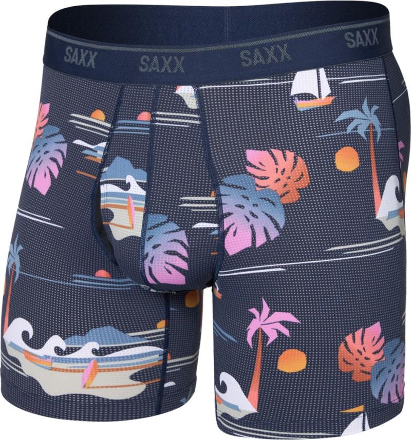 Quest Quick-Dry Mesh Boxer Brief Fly, 6" Inseam - Mens - sunny adventure-maritime 1