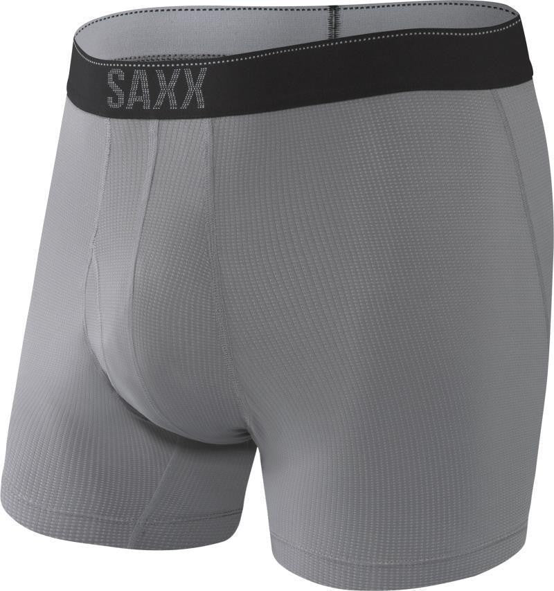Quest Quick Dry Mesh Boxer Brief Fly, 5" Inseam - Mens - dark charcoal ii 1