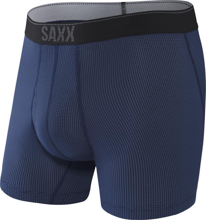 Quest Quick Dry Mesh Boxer Brief Fly, 5" Inseam - Mens - midnight blue ii 1
