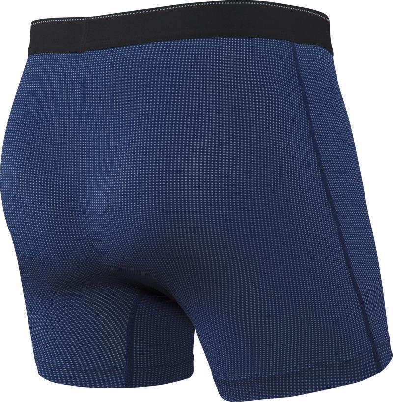 Quest Quick Dry Mesh Boxer Brief Fly, 5" Inseam - Mens - midnight blue ii 1
