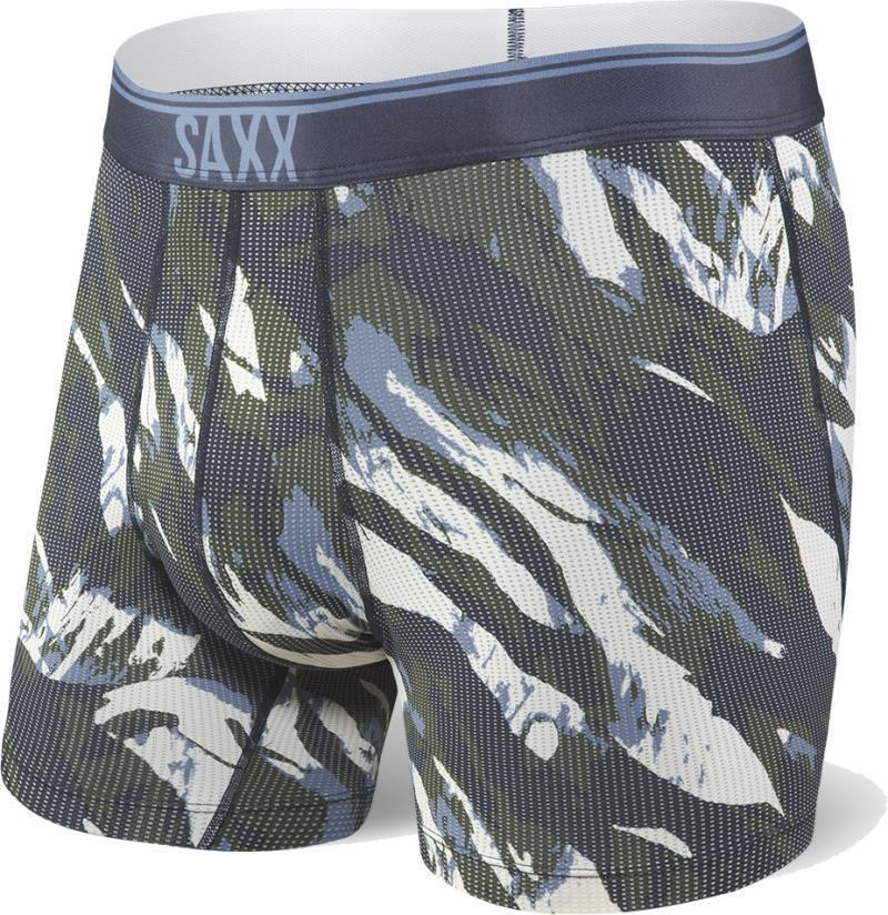 Quest Quick Dry Mesh Boxer Brief Fly, 5" Inseam - Mens - navy mountain camo 1