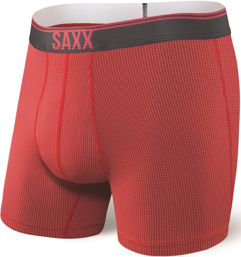 Quest Quick Dry Mesh Boxer Brief Fly, 5" Inseam - Mens - red 1