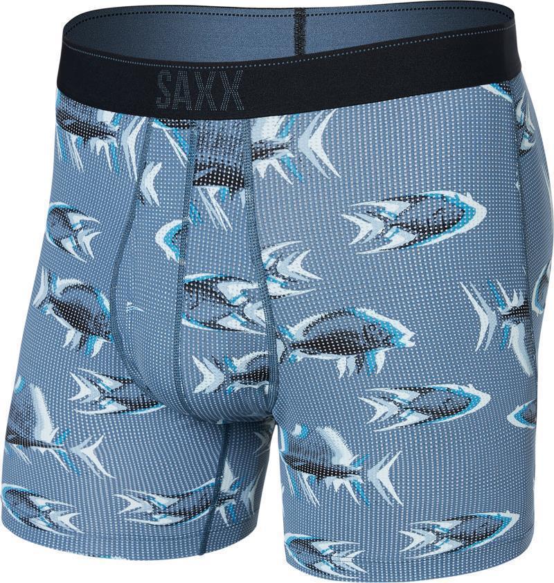 Quest Quick Dry Mesh Boxer Brief Fly, 5" Inseam - Mens - scaled up-twilight 1