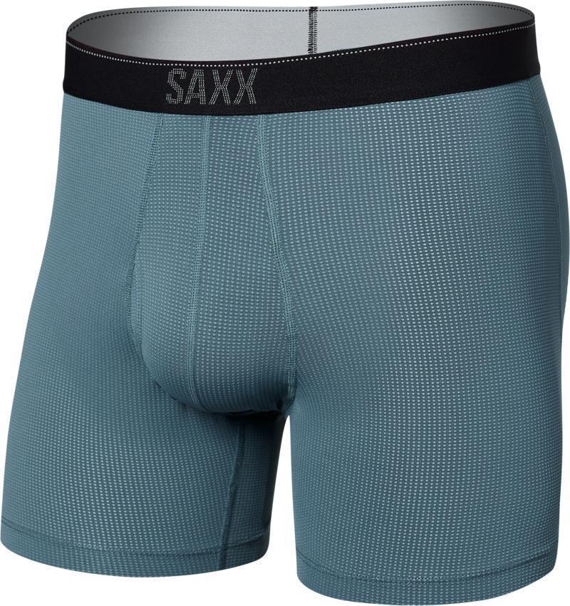 Quest Quick Dry Mesh Boxer Brief Fly, 5" Inseam - Mens - storm blue 1