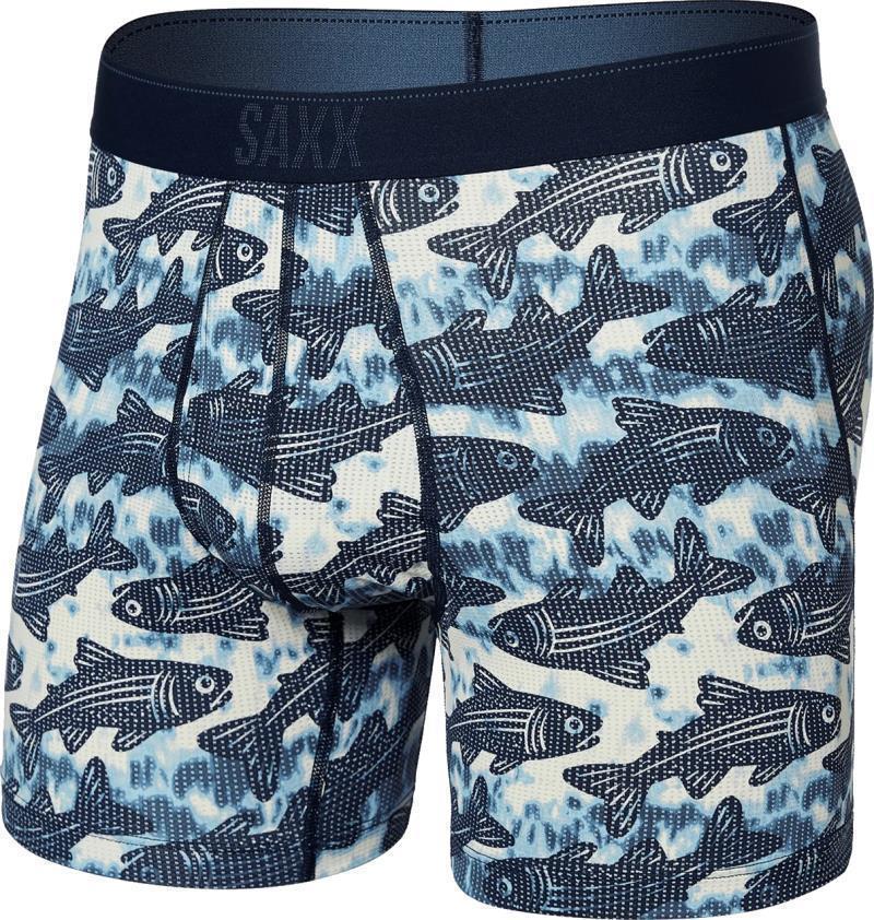 Quest Quick Dry Mesh Boxer Brief Fly, 5" Inseam - Mens - upstream-twilight 1