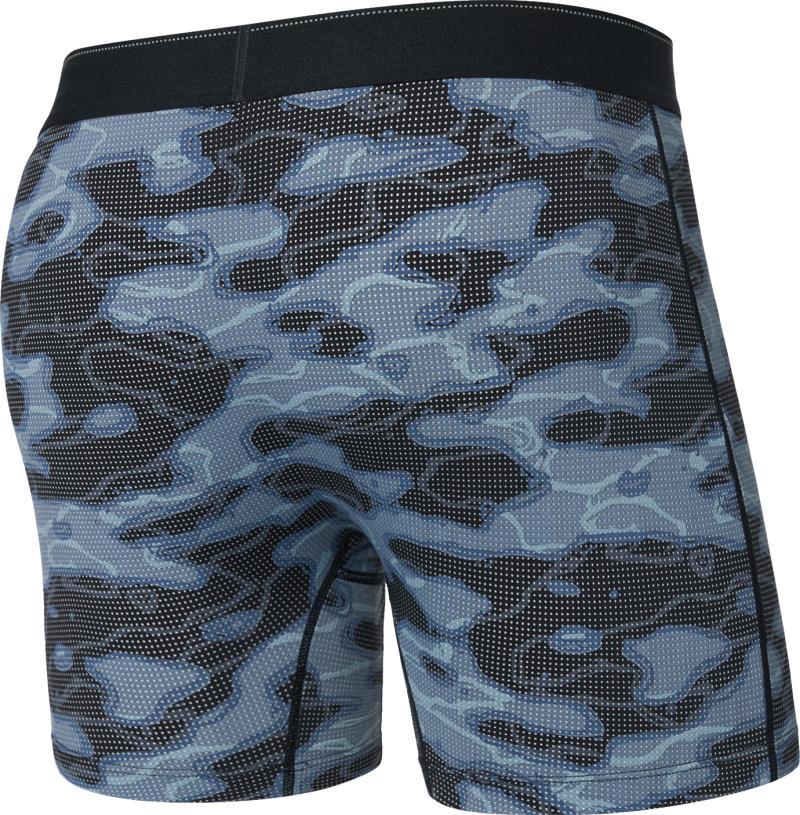 Quest Quick Dry Mesh Boxer Brief Fly, 5" Inseam - Mens - waterdrop camo-black 1
