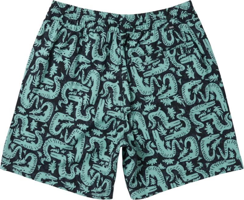 Sea To Shore 2n1 Volley Shorts, 6" Inseam - Mens - croc rock-ebony 1