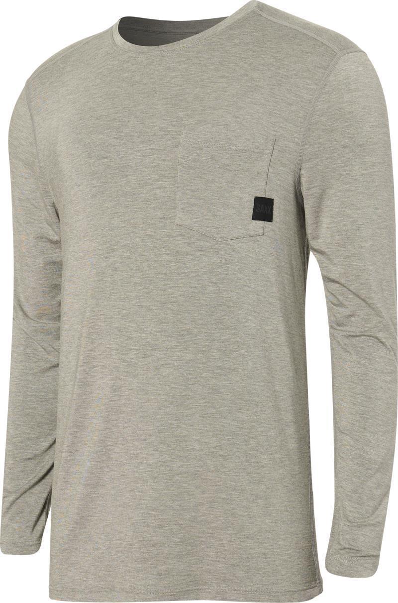 Sleepwalker LS Pocket Tee - Mens - Dark Grey Heather 1
